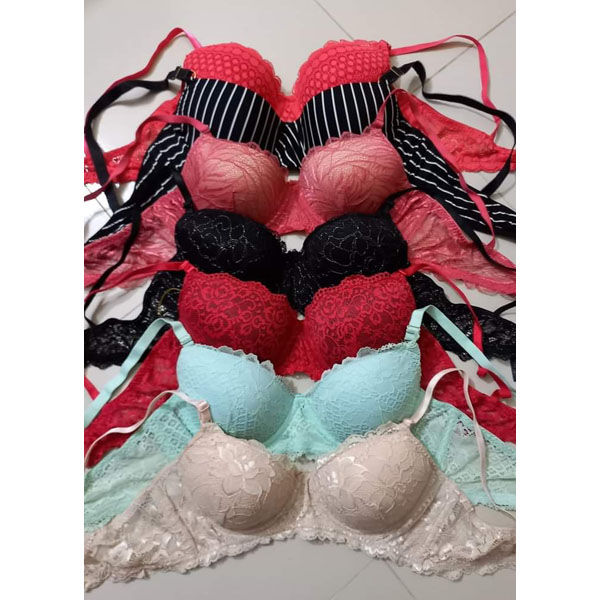 Push%20Up%20Padded%20Foam%20Multi%20Color%20Net%20Design%20Bra%20For%20Women-01%20Piece%20-%20Image%204