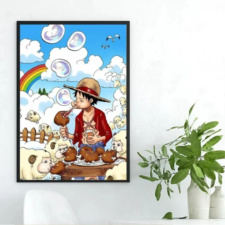Anime%20ONE%20P-PIECE-eries%20Poster%20No%20Framed%20Kraft%20Club%20Bar%20Paper%20Vintage%20Poster%20Wall%20Art%20Painting%20Bedroom%20Study%20Stickers%20-%20Image%206