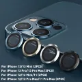 For iPhone 13/13 Pro/13 Pro Max Aluminium Camera Ring Tempered Glass full Camera Lens Protection. 
