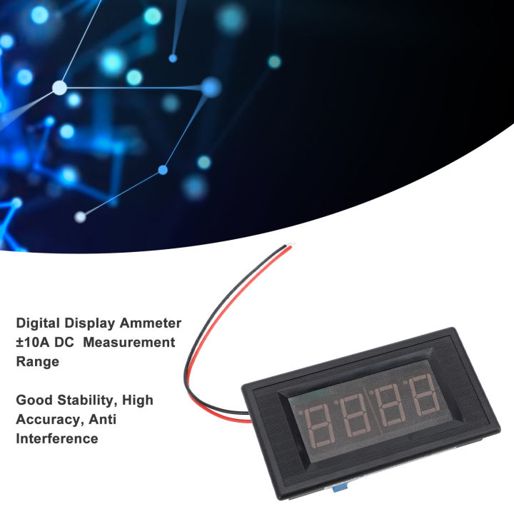 3%201/2%20Digit%20Current%20Meter%20High%20Accuracy%20ICL7107%200.56%20Inch%20LED%20Digital%20Display%20Ammeter%20DC%20%C2%B110A%20Range%20Blue%20Current%20Meter%20Tester%20-%20Image%202
