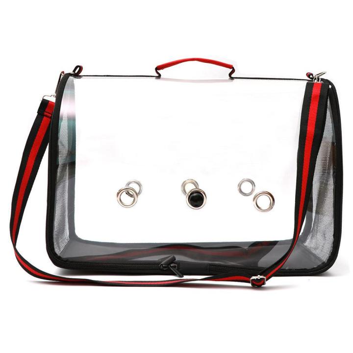Lightweight%20Bird%20Carrier%20Cage%20Transparent%20Clear%20PVC%20Breathable%20Parrots%20Travel%20Bag%20-%20Image%209