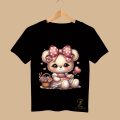 Half Sleeve Printed T-shirt For Men and Women.