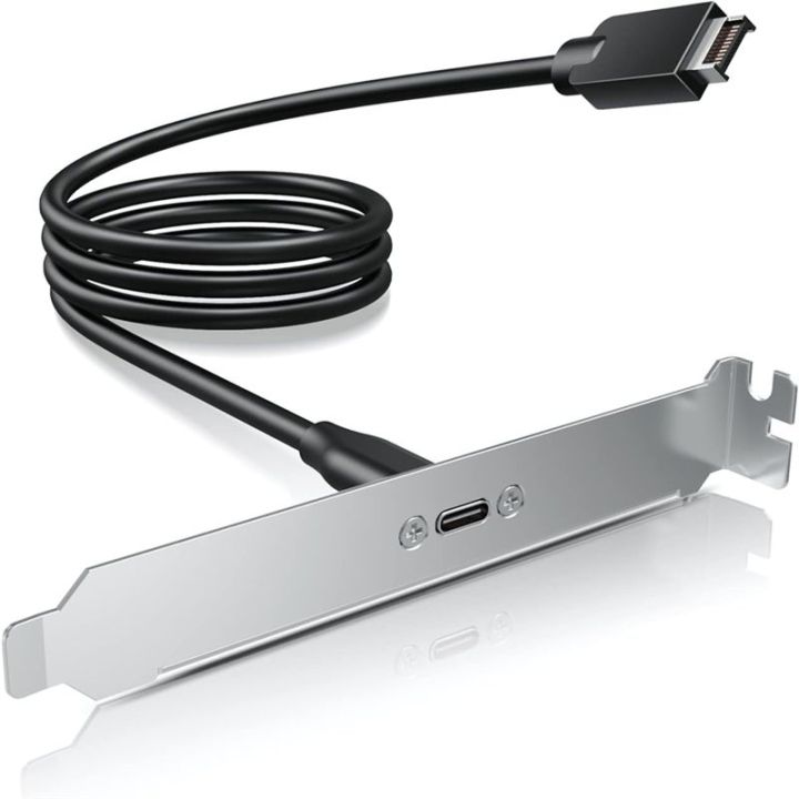 20-Pin USB Motherboard Header Extension Cable with USB-C Front Panel ...