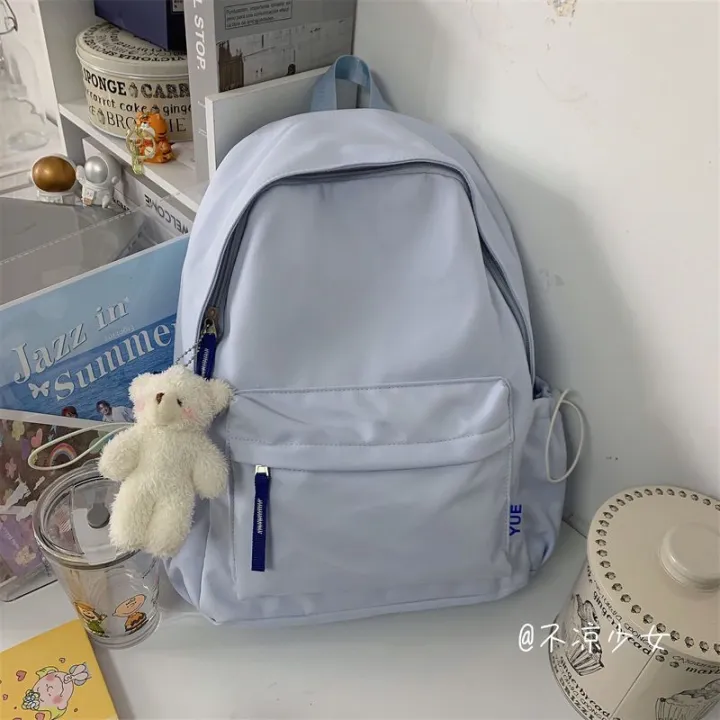 Solid%20Color%20Muji%20Simplicity%20All-Matching%20Schoolbag%20Female%20Korean%20StyleinsFresh%20Girl%20Backpack%20Japanese%20College%20Students'%20Backpack%20-%20Image%203