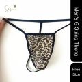 3 Pieces Men’s Low Rise Briefs Underwear Panties T-shaped Back pants Micro Thongs Underpants Lingerie Stylish & Fashionable Seductive T-Back Panties For Mans From Shilpiana By (Red, Black, White, Purple, Pink, Printed - Free Size). 