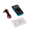 M1 Digital Multimeter tester Auto AC/DC Ammeter Voltmeter Ohm Blue. 