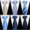 High Grade Woven Silk Gravatas Tie Men Black Plaid Wedding Clothing accessories Male Easter Day. 