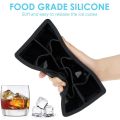 Big Ice Tray Mold Ice Cube Maker Giant Jumbo Large Food Grade Silicone Ice Cube Mould Square Shape Ice Trays Molds For Kitchen. 