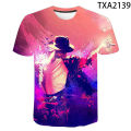 Michael Jackson 3D Print T-shirt Men Women Children Hip Hop Fashion Casual Streetwear Boy Girl Kids Printed T Shirt Cool Tops. 
