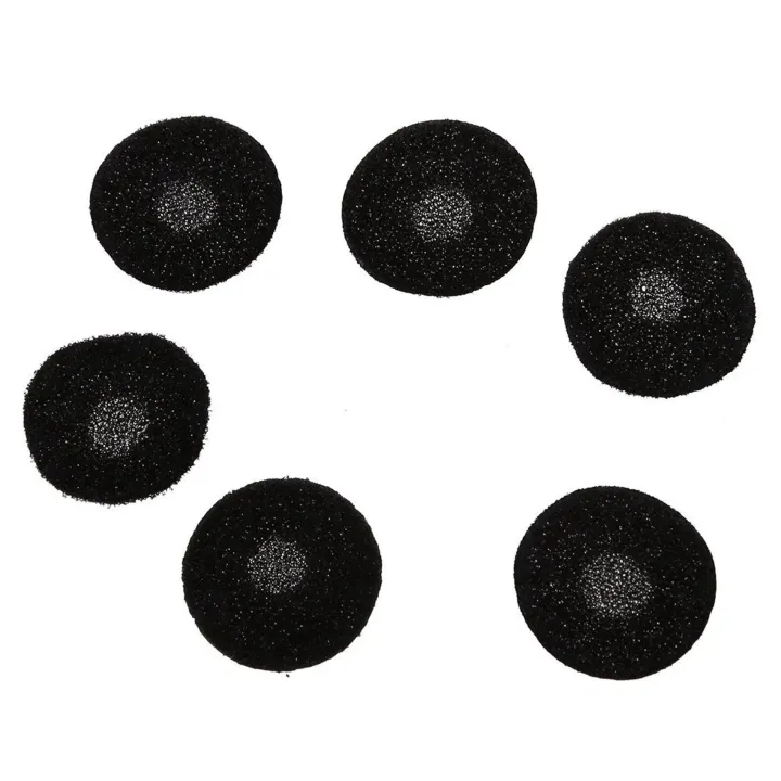 300%20Pcs%20Black%20Sponge%20Earbud%20Headphone%20Cap%20Ear%20Pads%20Cover%20Replacement%20-%20Image%202