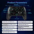 Controller Six-axis Gyro 3 Joystick Control TV Box PS for Nintendo S Wireless Game Controller A RGB GAMINJ cracking process suitable for witch instrument dual vibration. 