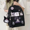 Sanrio Kuromi Travel Backpack my melody Girls Boys Nylon School Bag Fashion Cartoon Handbag Backpack.