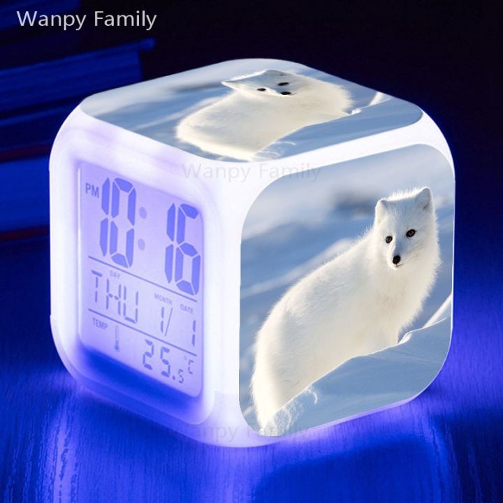 Arctic%20Fox%20Alarm%20Clock%207%20Color%20Changing%20Multifunction%20Digital%20Clock%20Kids%20Room%20Bedside%20Touch%20Sensing%20Night%20Lights%20Electron%20Watch%20-%20Image%207
