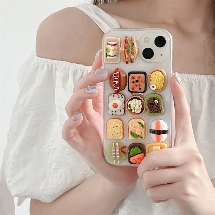 Japanese%203D%20Snack%20Food%20Epoxy%20Phone%20Case%20For%20iPhone%2011%2012%2013%20Prohappy%20Max%20X%20XR%20XS%20Max%207%208%20Plus%20Funny%20Cute%20Clear%20Soft%20Back%20Cover%20Coque%20-%20Image%202