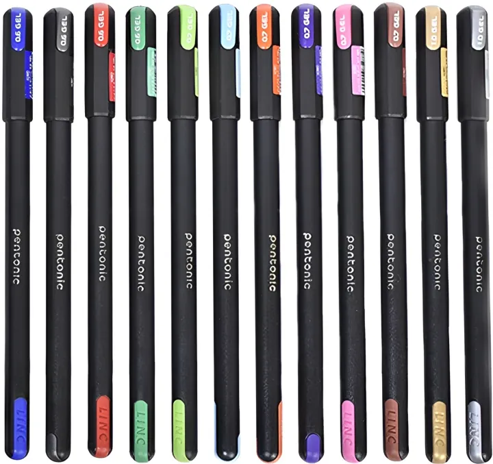 Pentonic Linc Kugelschreiber 0,7 Mm – 10 Stück, Mehrfarbige Tinte, Für Schule & Büro