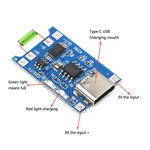 TP4056%20Charging%20Module%20Circuit%205V%201A%20Type-C%20Lithium-Ion%2018650%20Charging%20Module%20-%20Image%203