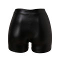 Nightclub Leather Shorts Women High Waist Bodycon Push Up Black Short Joggers Sports Fitness Womens Slim Shorts. 