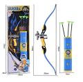 Kids Bow and Arrows Archery Set Toy with 3 Suction Cup Arrow. 