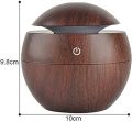 Wooden Air Humidifier Mini Night Light Portable Mist Sprayer USB Electric Air Humidifier 300ML Cool Water Mist Maker with Warm Night Light With 2 Working Modes for Home Office Car. 
