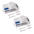 2x 220V 360 Degree Microwave Sensor Light Switch. 