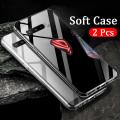 2PCS for Asus Rog 3 case Soft Transparent Full Protection clear Phone Cover Asus Rog3.