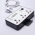 Maxline ML-804, 3 Socket & 4 USB With Lightning Port Fast Charging PD20W QC3.0 Multiplug Power Strip USB-C Output: 20W max (PD3.0). 