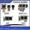 Original Main Front Camera For Samsung Galaxy S20 Plus Ultra FE S20FE G981n G986n G988n G781n Rear Back Camera Flex Cable. 