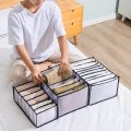 Clothes Drawer Mesh Separation Box Compartment Storage Box Mesh Separation Box Can Washed Home Organizer. 