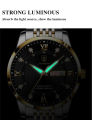 Planett Fanss POEDAGAR Men Watch Business Fashion Watch Waterproof Simple Watch Military Wristwatches Classic Roman Numeral Dial Calendar Luminous Pointer Wrist Watches for Men.