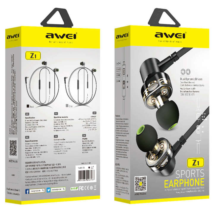 Awei%20Z1%20Dual%20Driver%203.5mm%20Wired%20Sports%20Earphone%20Sport%20Bass%20Sound%20Earphones%20With%20Mic%20-%20Image%202