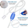 Aquarium Clean Siphon Vacuum Water Change Gravel Cleaner Fish Tank Pump Filter 143cm. 