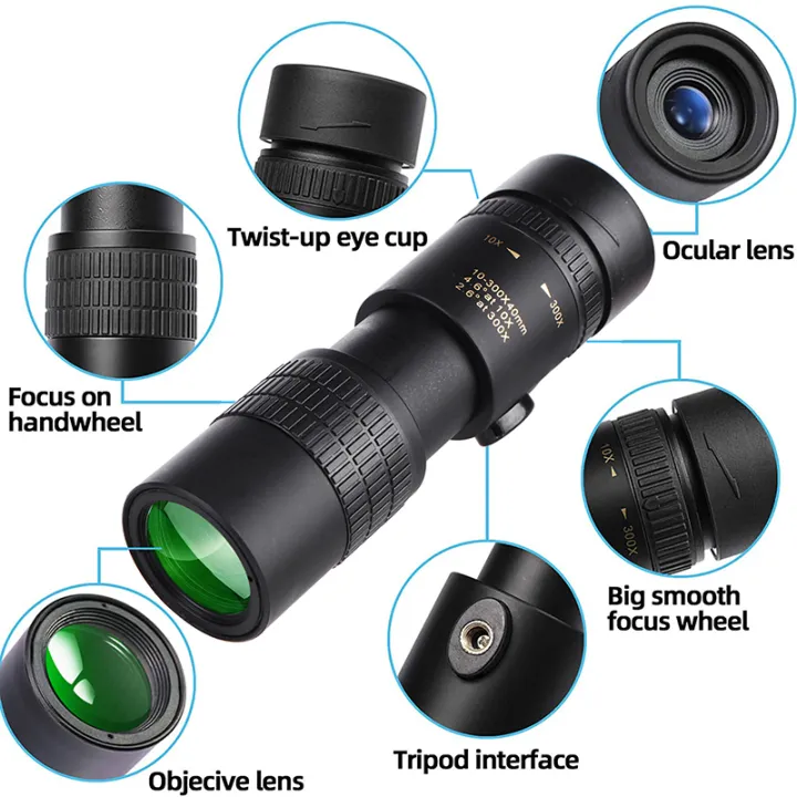 Outdoor%20300X40%20Zoom%20Len%20Spin%20Monoculars%20Professional%20Long%20Range%20Telescope%20Mobile%20Phone%20Photo%20Binoculars%20-%20Image%203