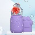Silicone Ice Roller for Face Ice Massage Cup Ice Cube Trays Ice Globe Ice Balls Face Massager Facial Roller Reduce Acne.
