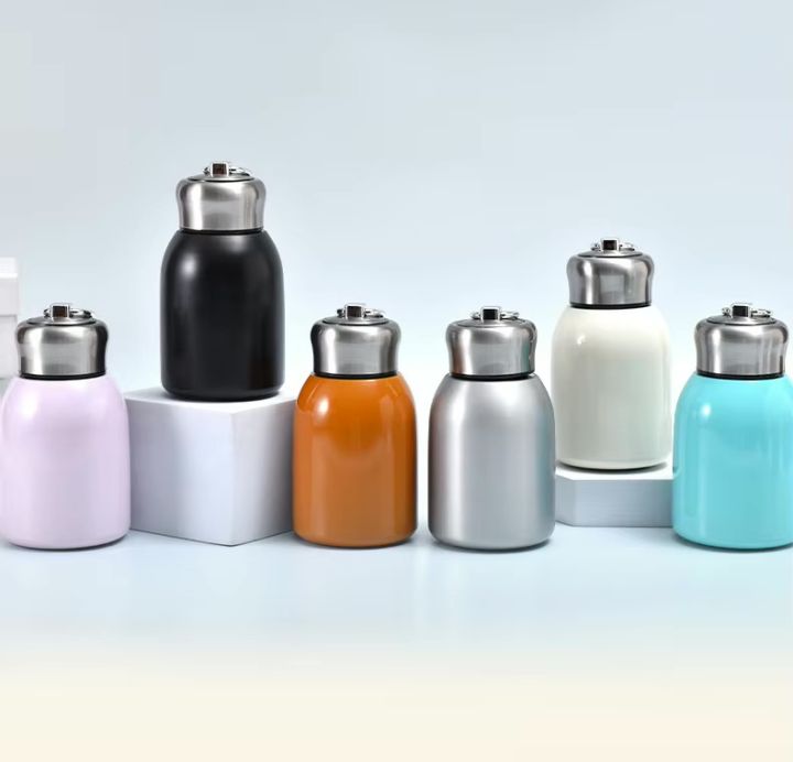 2021 Latest Outdoor Sports Vacuum Flask 300ml Stainless Steel Thermal Mug Mini Coffee Thermos Water Bottle Glam Wedding Gift Mini Vacuum Thermo Bottle With Leakproof Stainless Kawaii Water Bottle Flask For Coffee Hot And Cold Drink