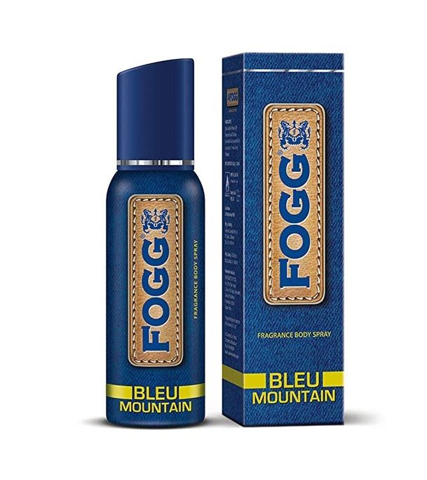 Indian product Body spray Fogg Bleu Mountain used for male female - 120 ml