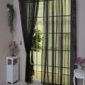 1 Pcs Pure Color Tulle Door Curtain Panel Sheer Scarf Valances Living Room Window Finished Curtains For Bedroom Rideaux Drapes. 