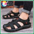 Big Size 38-48 Mens Sandals Summer Beach Sandals for Men Outdoor Leather Sandals Hiking Sandals for Men. 