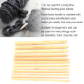 12pcs Crochet Hooks Bamboo Smooth Handcrafted Knitting Needles for Crocheting Shawl. 