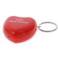 Mini Protect CPR  Mouth KeyChain Rescue In Heart Box Face  First Aid. 
