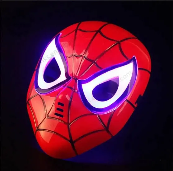 Enjoyable%20High%20Quality%20Marvel%20Avengers%20Spider%20Man%20Mask%20with%20Led%20Light%20For%20Kids%20-%20Image%202