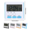 Goglor Magnetic Alarm Digital Kitchen Timer 24 Hours Clock Timer with Stand, Big Screen. 