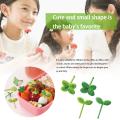 8pcs Fruit Fork Toothpick Leaves Decoration Lunch Box Bento Accessories Small Salad Tiny Fork Mini Cake Picks For Kids. 