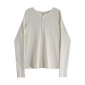 Autumn New Japanese Lazy Style Western Style Fashion Bottoming Shirt Women's Slim Fit Slimming Versatile Long Sleeves Knitwear Top. 