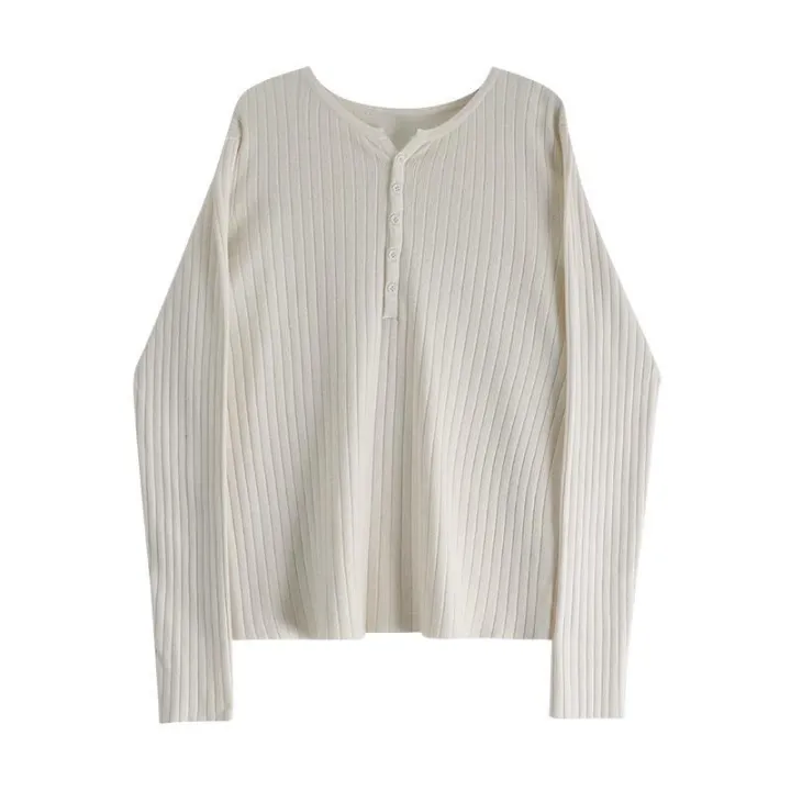 Autumn%20New%20Japanese%20Lazy%20Style%20Western%20Style%20Fashion%20Bottoming%20Shirt%20Women's%20Slim%20Fit%20Slimming%20Versatile%20Long%20Sleeves%20Knitwear%20Top%20-%20Image%205