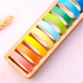 10 Rolls Rainbow Washi Tape DIY Kids Stickers Masking Paper Set Solid Colored Painters Tape Students School Stationery Supplies.