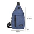 Women Men Messenger Shoulder Bag, Waterproof Shoulder Bag With USB Charging Port, Multipurpose Messenger Chest Travel Backpack.