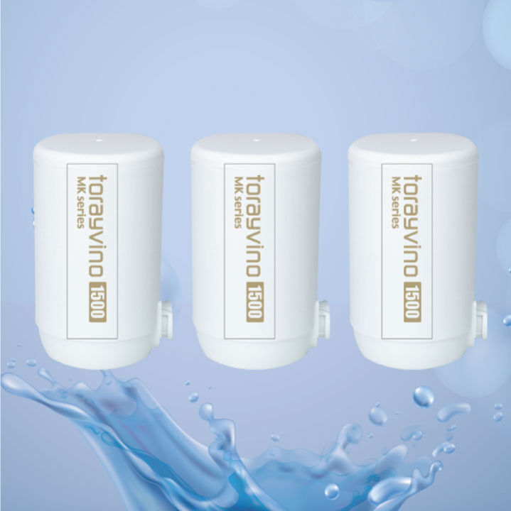 Water Pilter Refill- Torayvino MKC -EG Value Pack (3 Refill Cartridges)