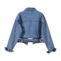 Spring Autumn Women Denim Jacket Casual Long Sleeve Coat Button Up Jackets Streetwear Outerwear Jeans Jackets.