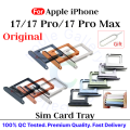iPhone 17/17 Pro/17 Pro Max Single And Dual Sim Card Tray Holder Sim Adapto Replacement Parts. 