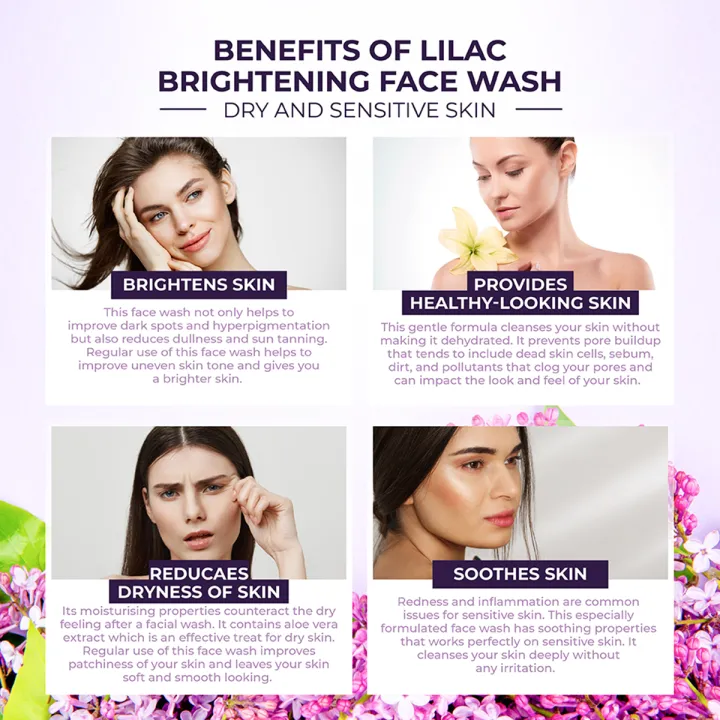 LILAC%20skin%20care%20product%20Brightening%20Face%20Wash%20Dry%20And%20Sensitive%20Skin%20(120ml)%20-%20Image%204